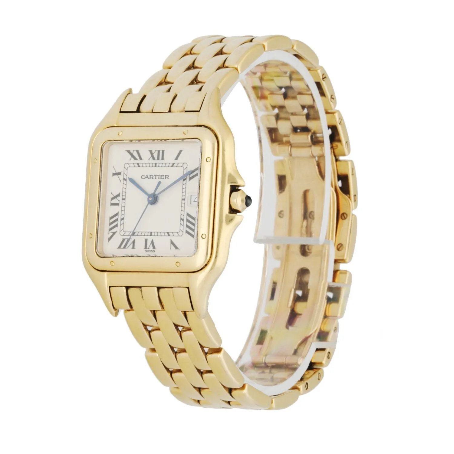 Cartier Panthere 18K Yellow Gold Large Men's Watch