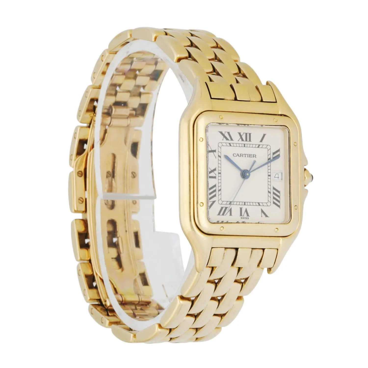 Cartier Panthere 18K Yellow Gold Large Men's Watch