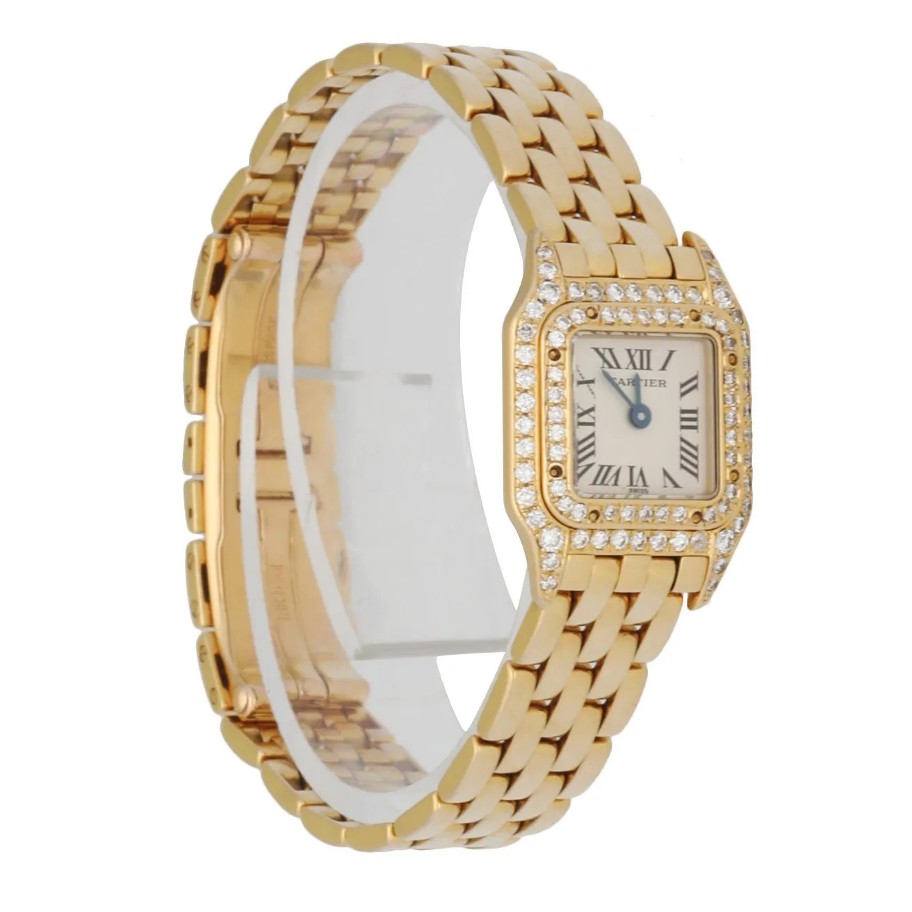 Cartier Panthere Mini 2360 18K Yellow Gold & Diamond Set Ladies Watch