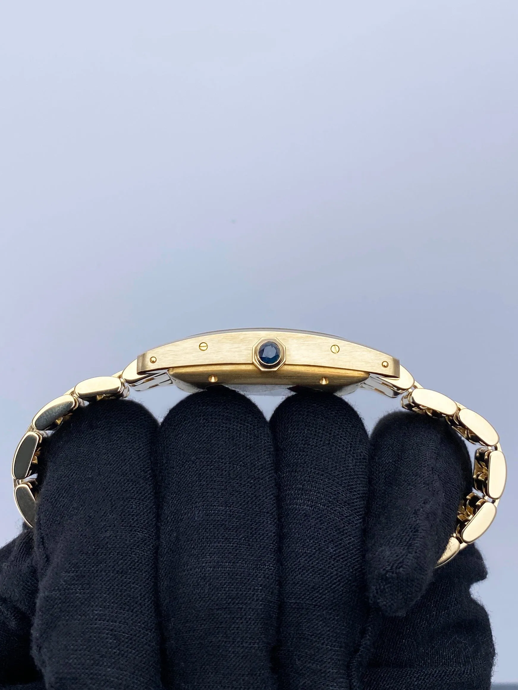 Cartier Tank Americaine W26035K2 18K Yellow Gold Watch