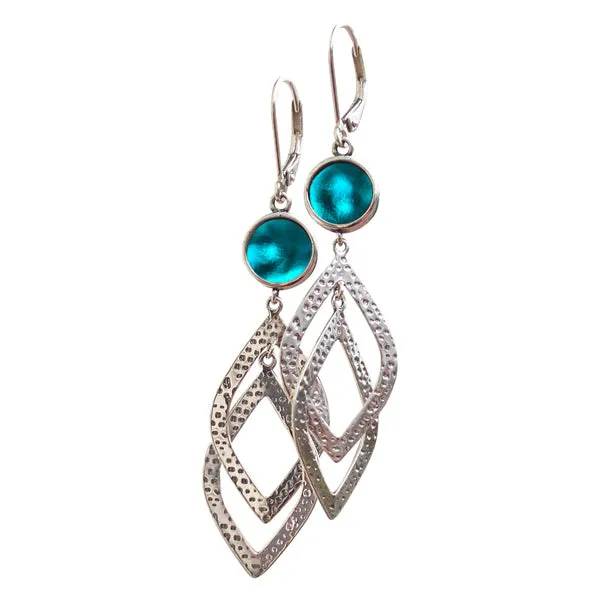 Cascade Sterling Leverback Earrings
