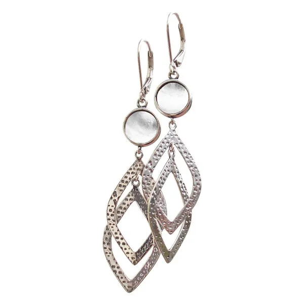 Cascade Sterling Leverback Earrings