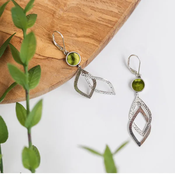 Cascade Sterling Leverback Earrings