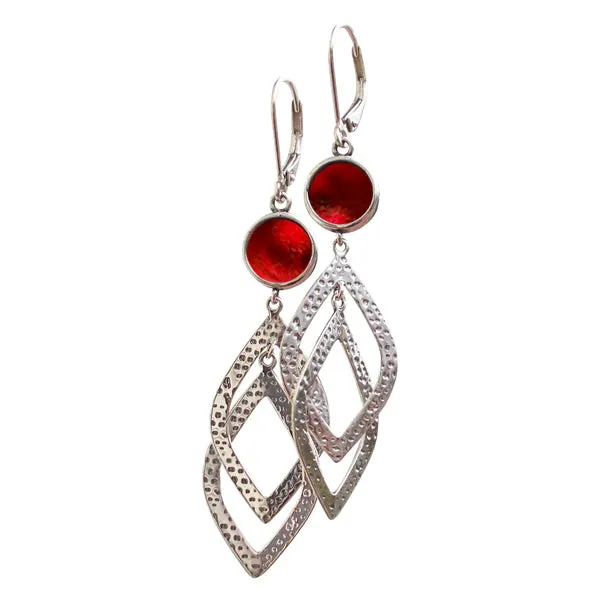 Cascade Sterling Leverback Earrings