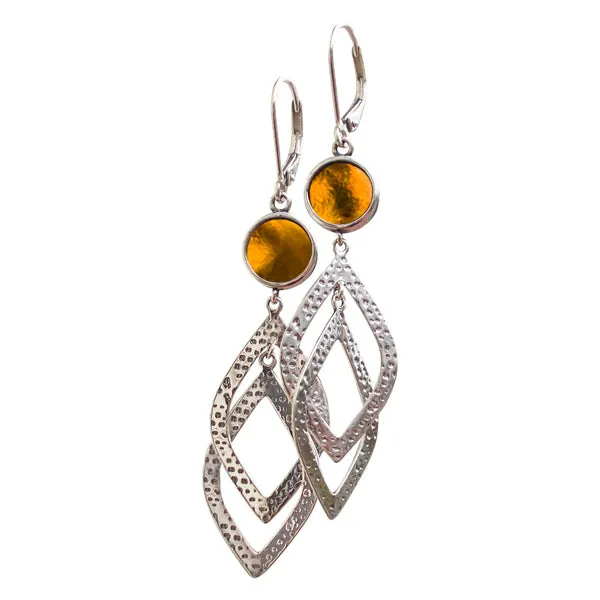 Cascade Sterling Leverback Earrings