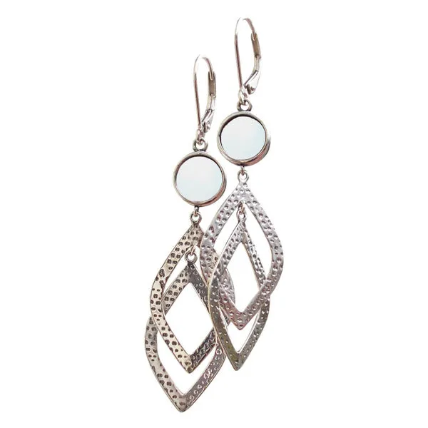 Cascade Sterling Leverback Earrings