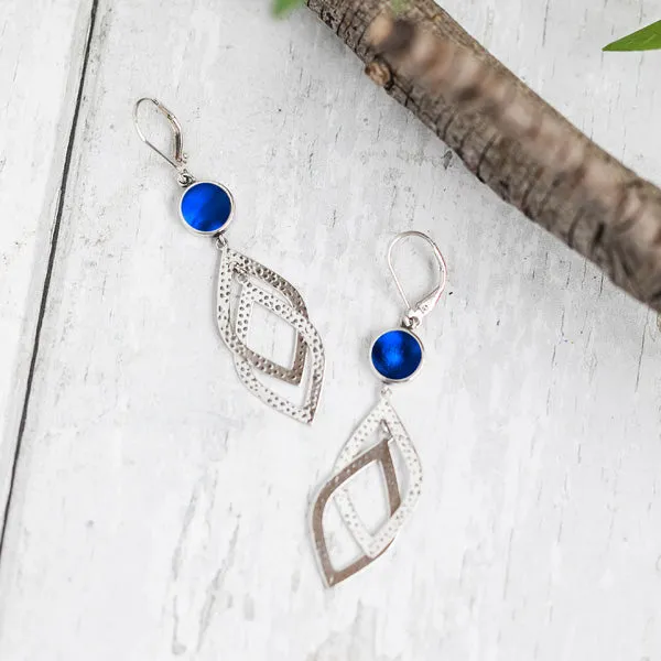 Cascade Sterling Leverback Earrings