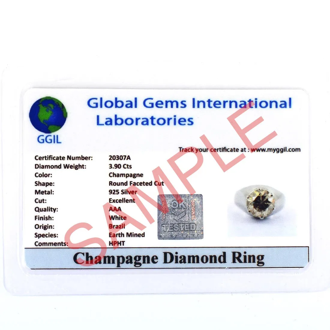 Certified 1.65 Ct Elegant Champagne Diamond Solitaire Ring, Excellent Cut & Great Luster