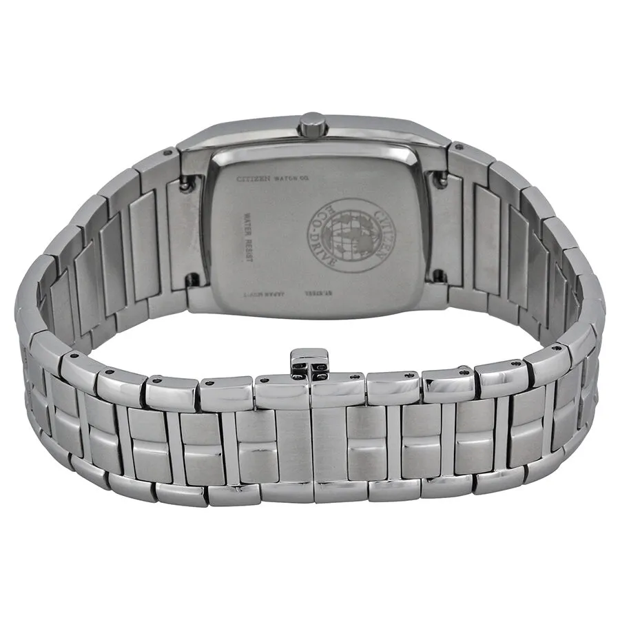Citizen Eco Drive Black Dial Stainless Steel Men's Watch BM6550-58E