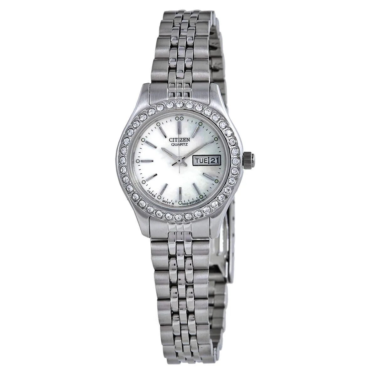 Citizen Mother of Pearl Dial Quartz Ladies Watch EQ0530-51D