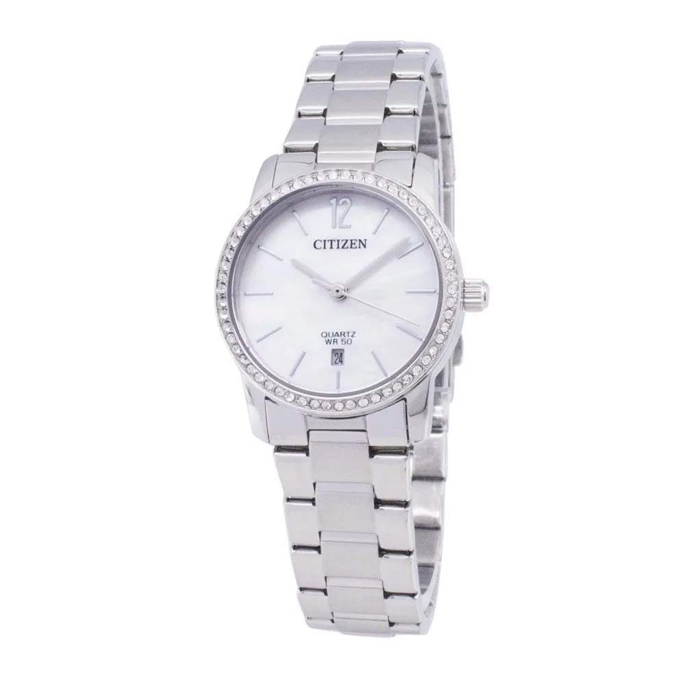 Citizen Quartz Mother of Pearl Dial Ladies Watch EU6030-81D