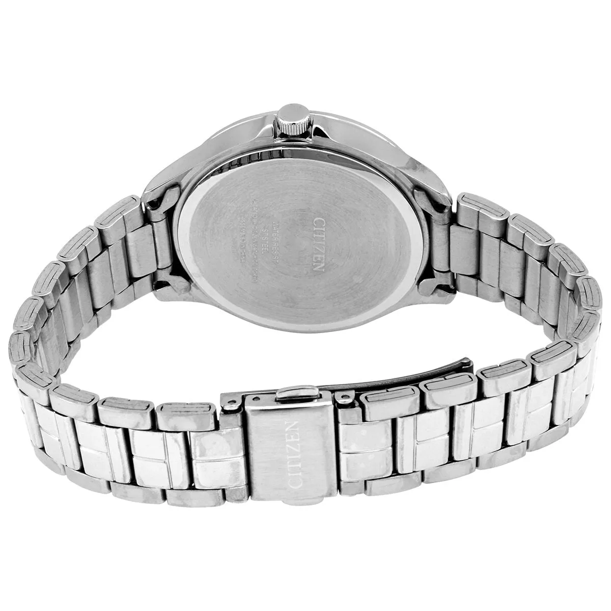 Citizen Quartz Silver Dial Stainless Steel Ladies Watch EV0050-55A