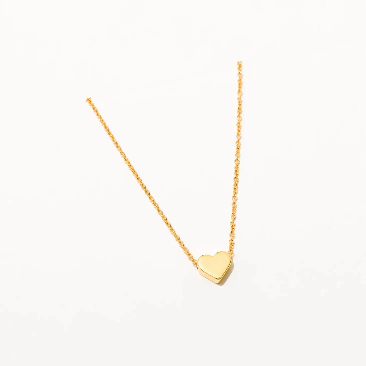 Classic Heart Gold Necklace