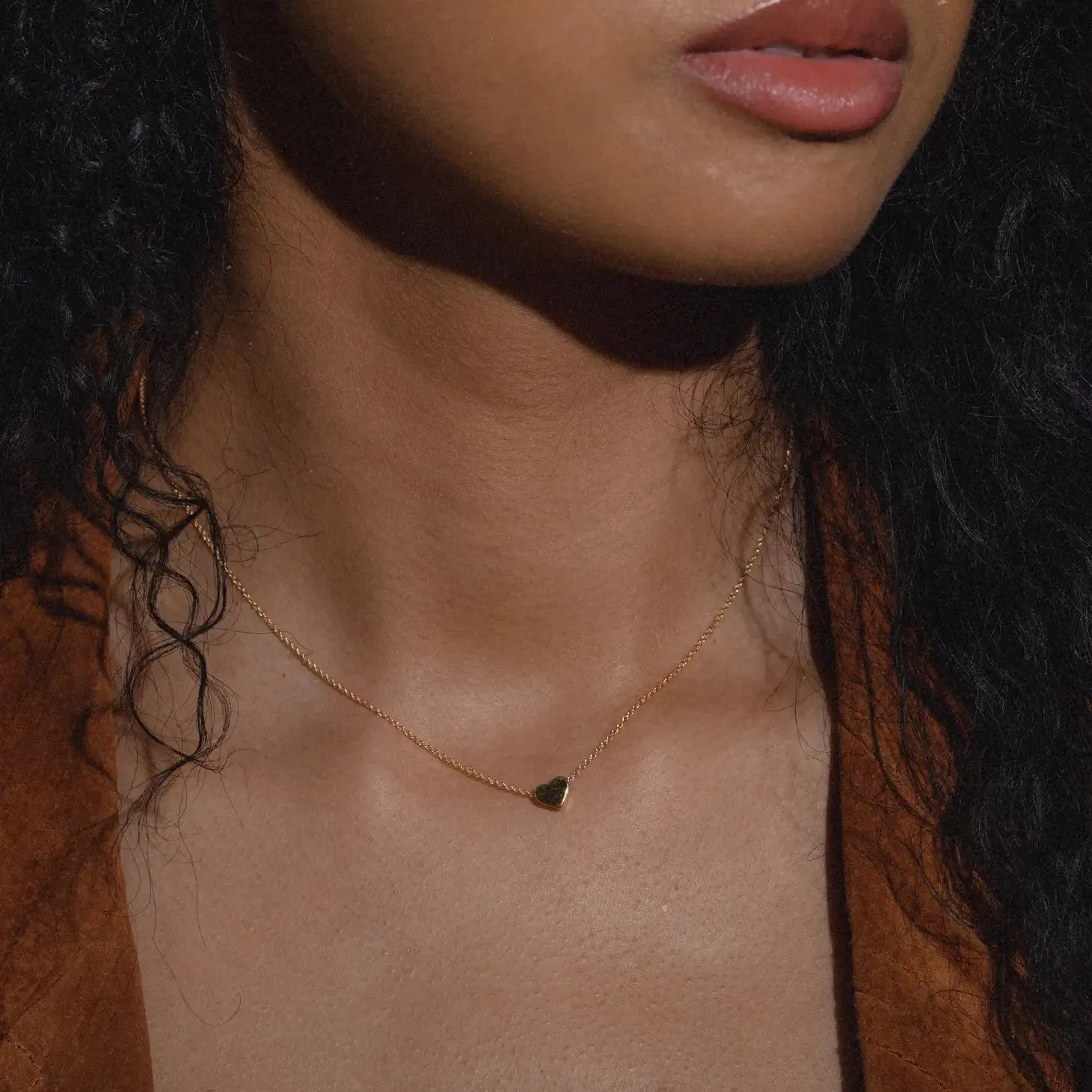 Classic Heart Gold Necklace