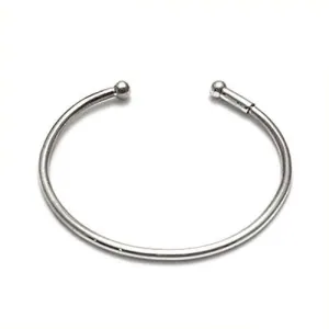 Classic Sterling Silver Child's Bangle Bracelet - 6 Inch