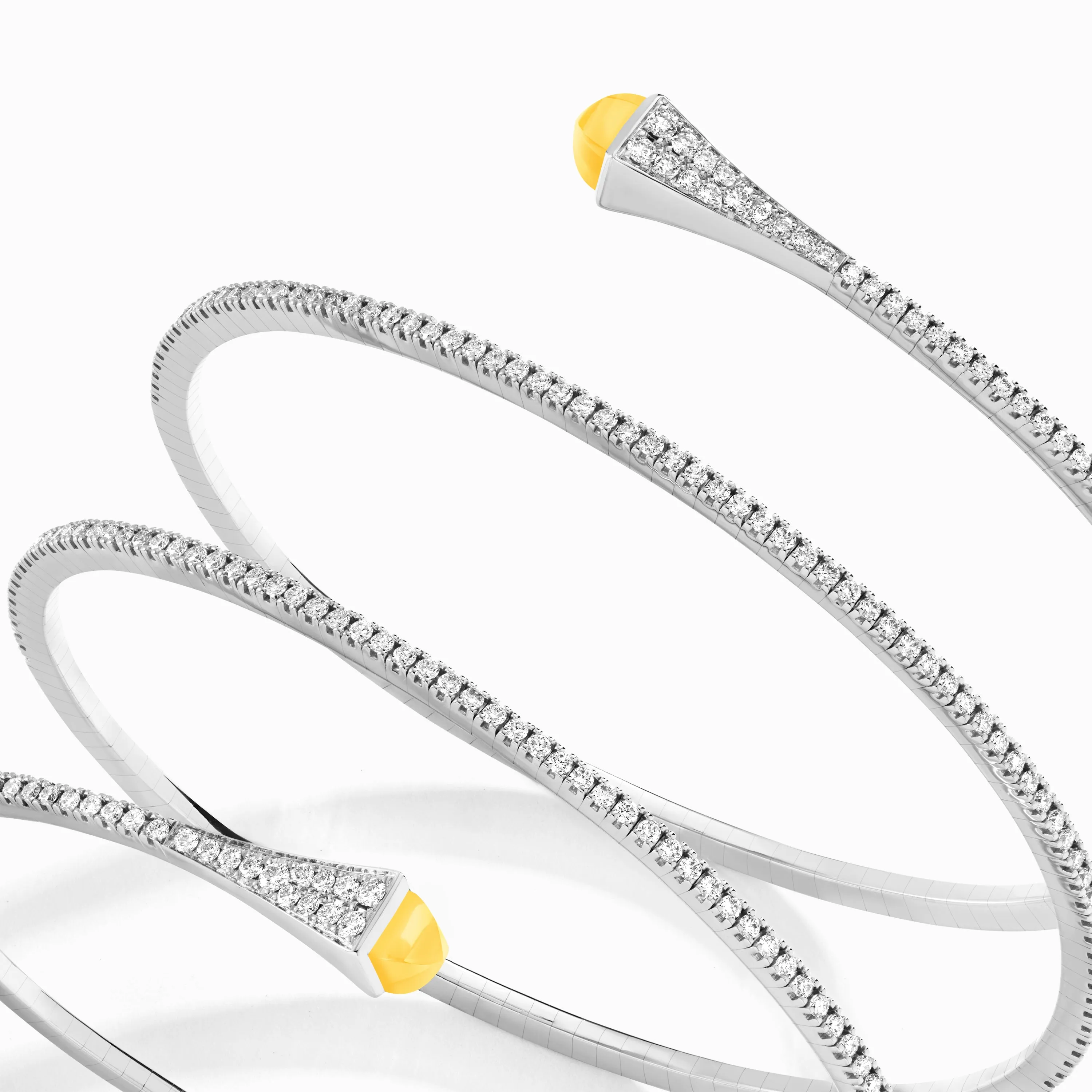 Cleo Diamond Twist Bracelet