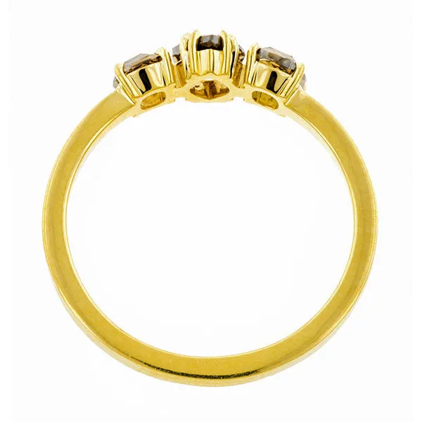 Cognac Rose Cut Diamond Ring- Heirloom by Doyle & Doyle