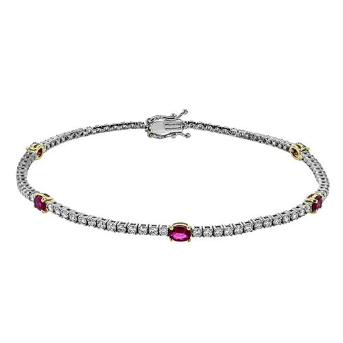 Color Bracelet in 18k Gold with Diamonds