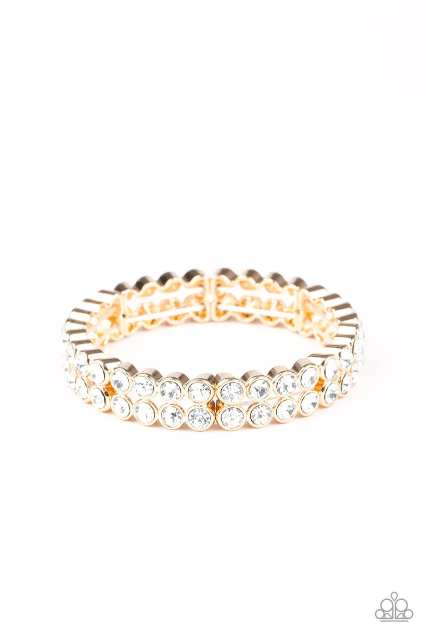Come and Get It! Gold Paparazzi Bracelet