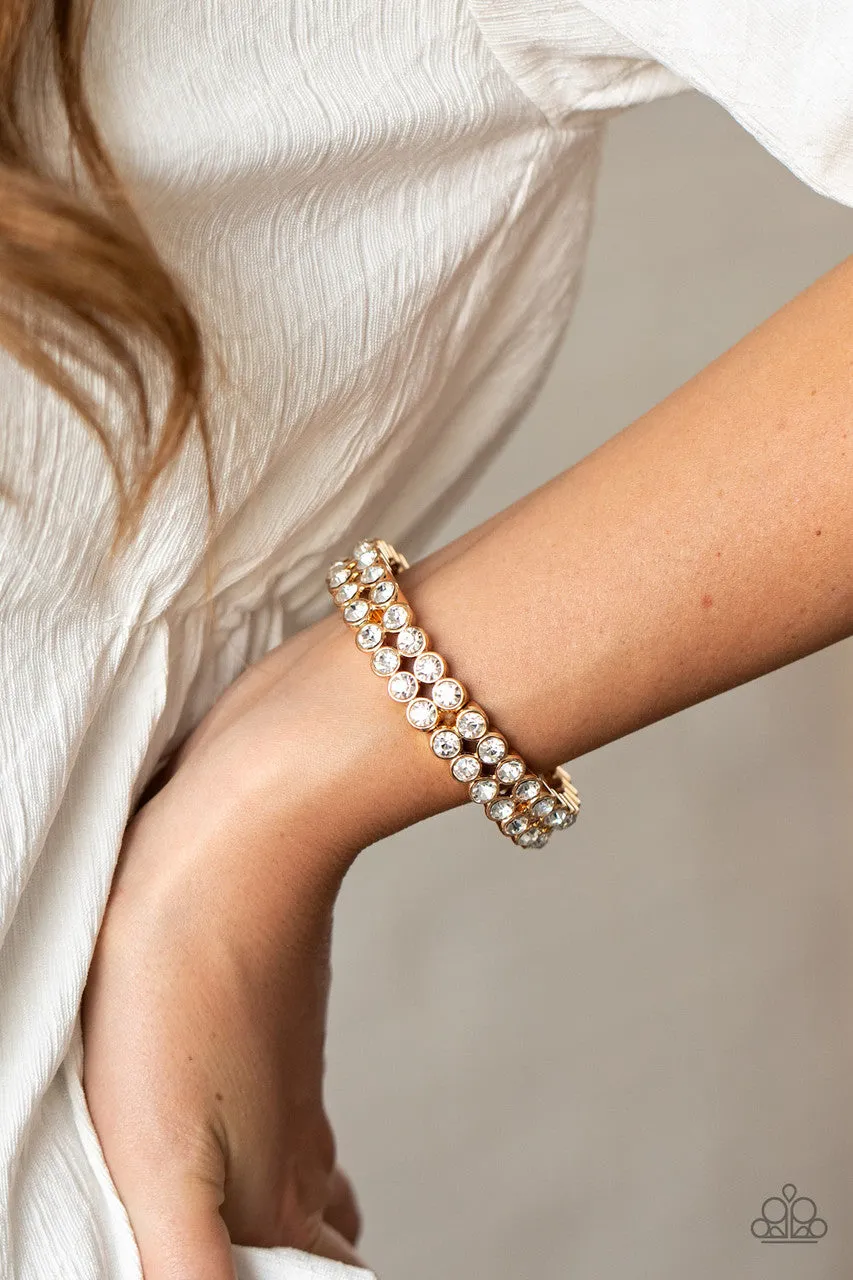 Come and Get It! Gold Paparazzi Bracelet