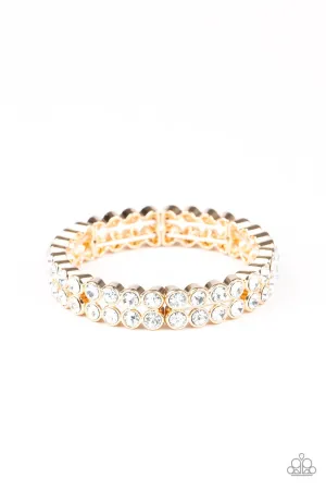 Come and Get It! Gold Paparazzi Bracelet