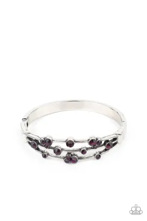 Cosmic Candescence Purple Paparazzi Bracelet