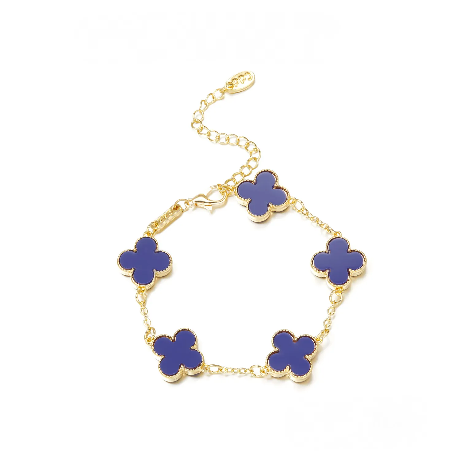 Cross-border New Arrival Four-leaf Clover Bracelet Women's South Korea Fritillaria Good Luck Four-leaf Clover All-match Bracelet