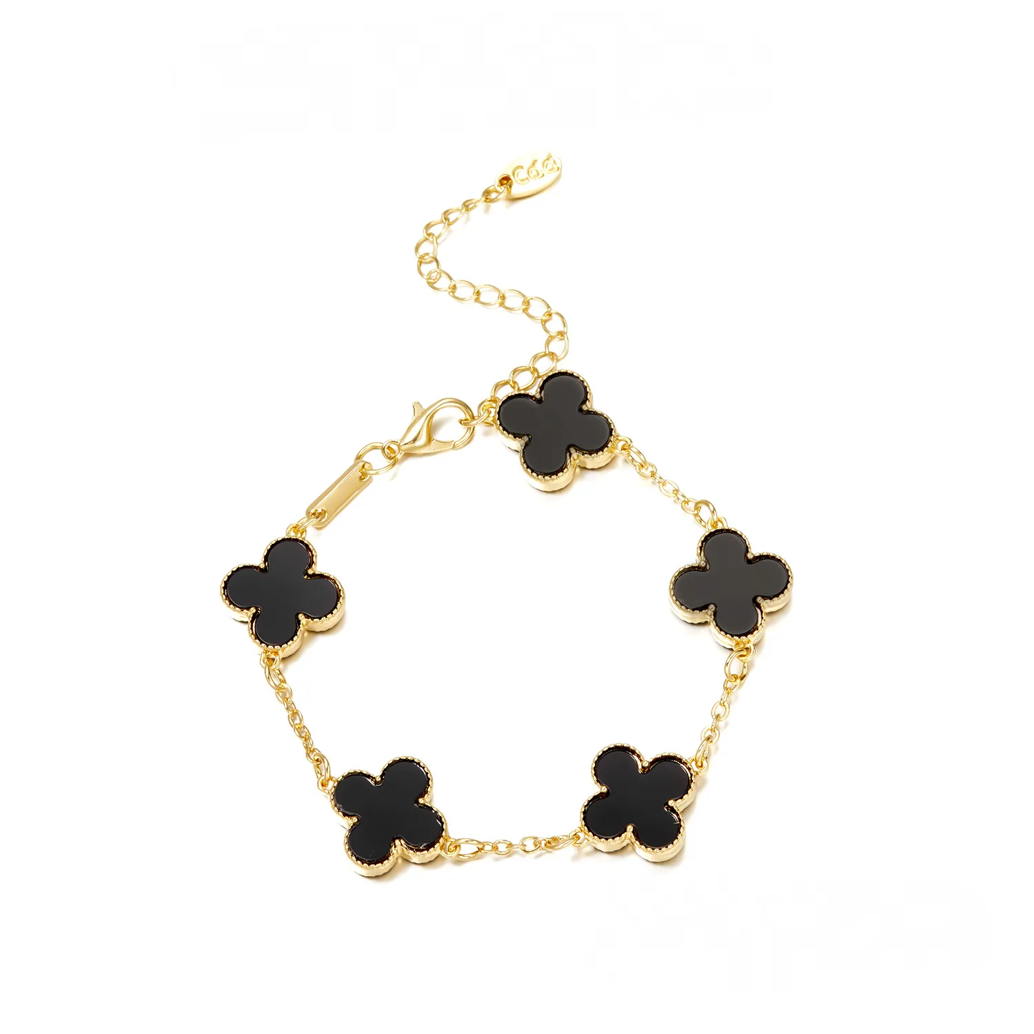 Cross-border New Arrival Four-leaf Clover Bracelet Women's South Korea Fritillaria Good Luck Four-leaf Clover All-match Bracelet