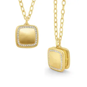 Cushion Shaped Locket by KC Designs
