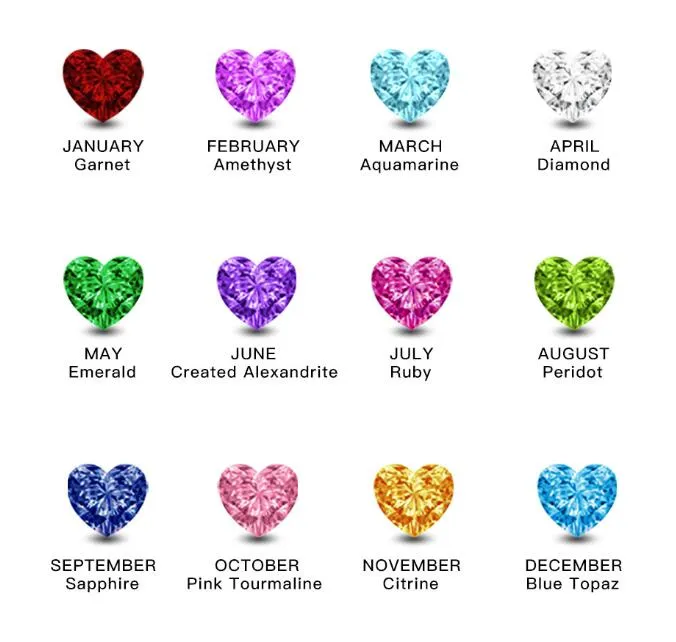 Customized Key & Heart Pendants Two Names Necklace with Birthstone Personalized Couple Jewelry