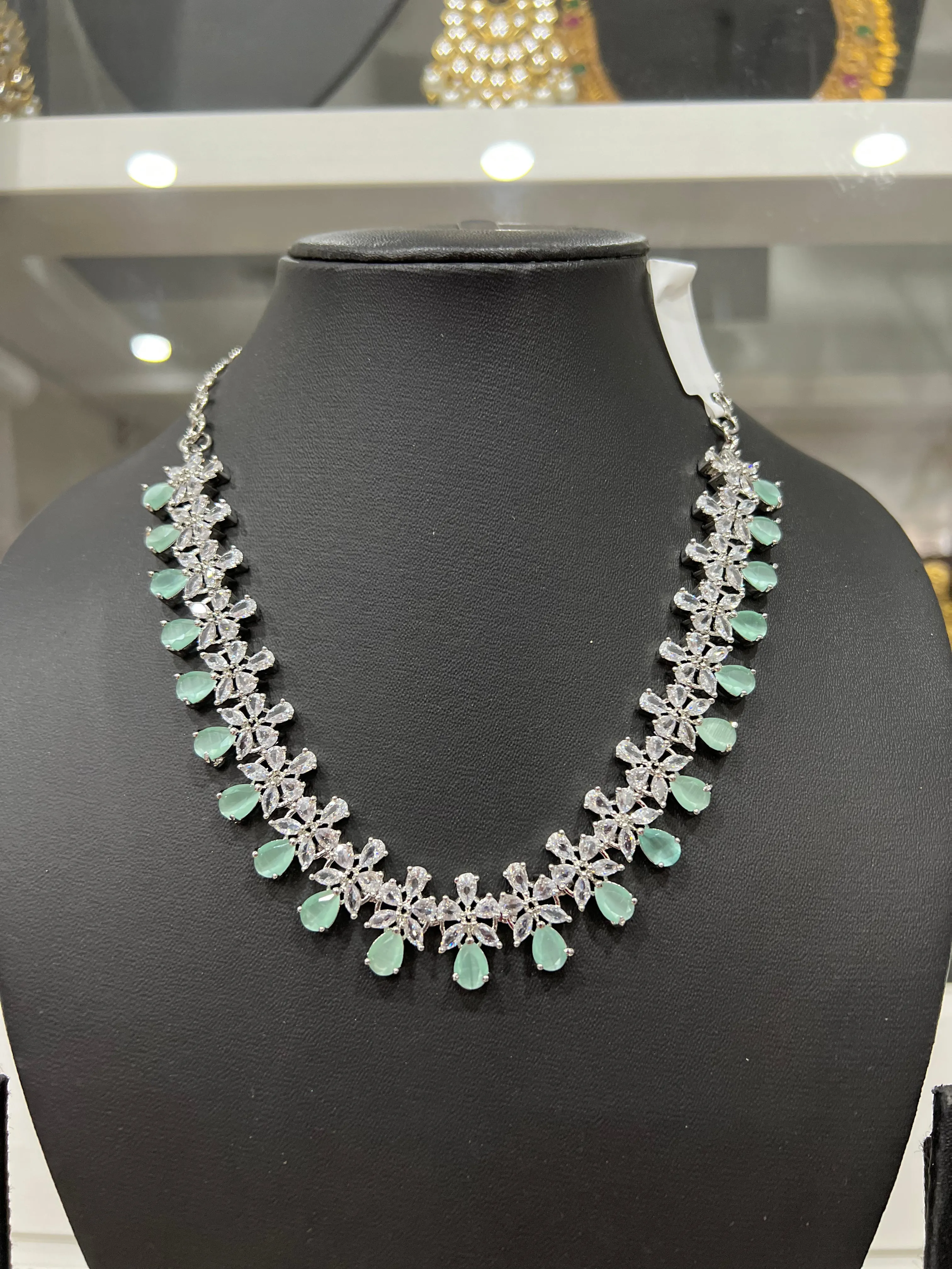 CZ Necklace Set