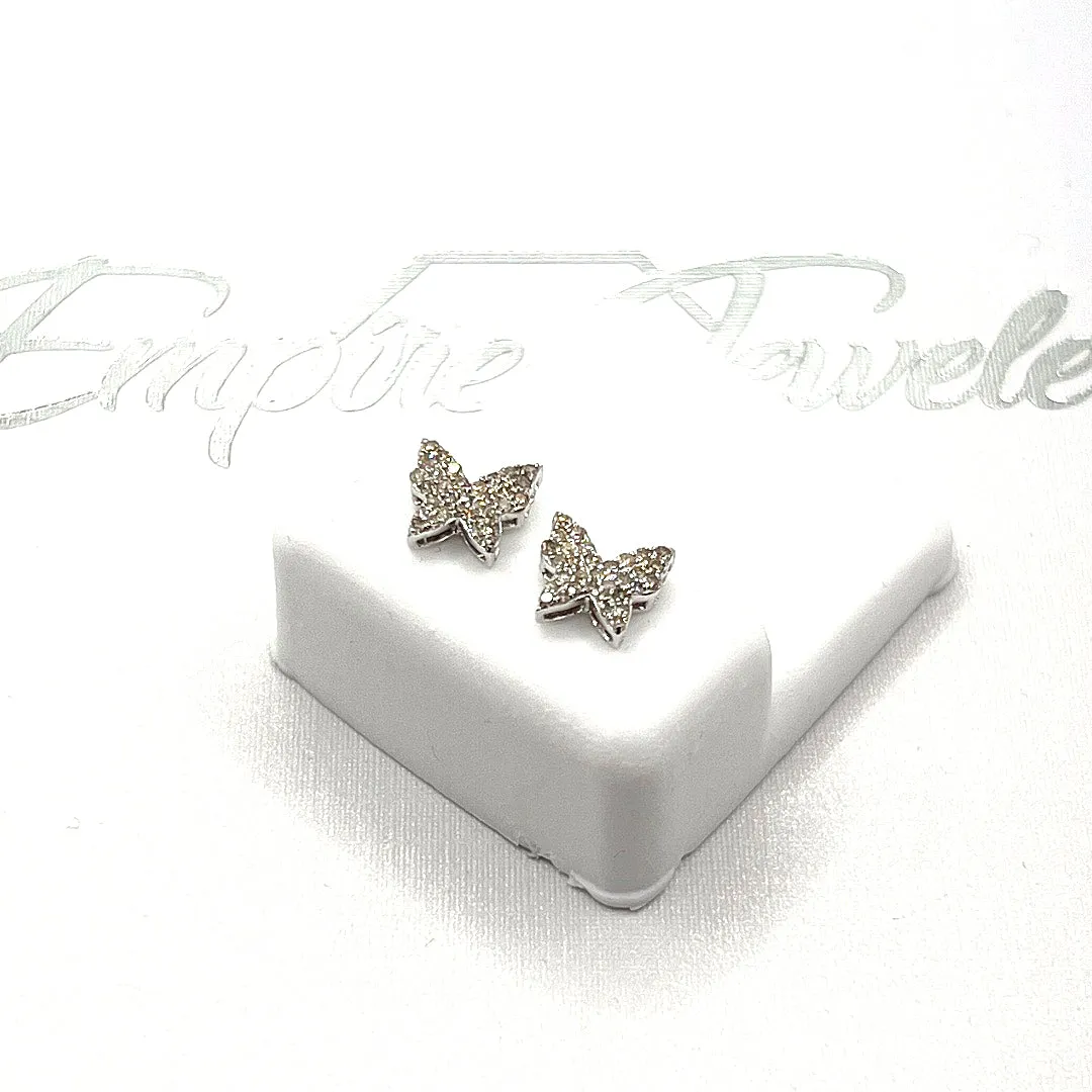 DIAMOND BUTTERFLY EARRINGS