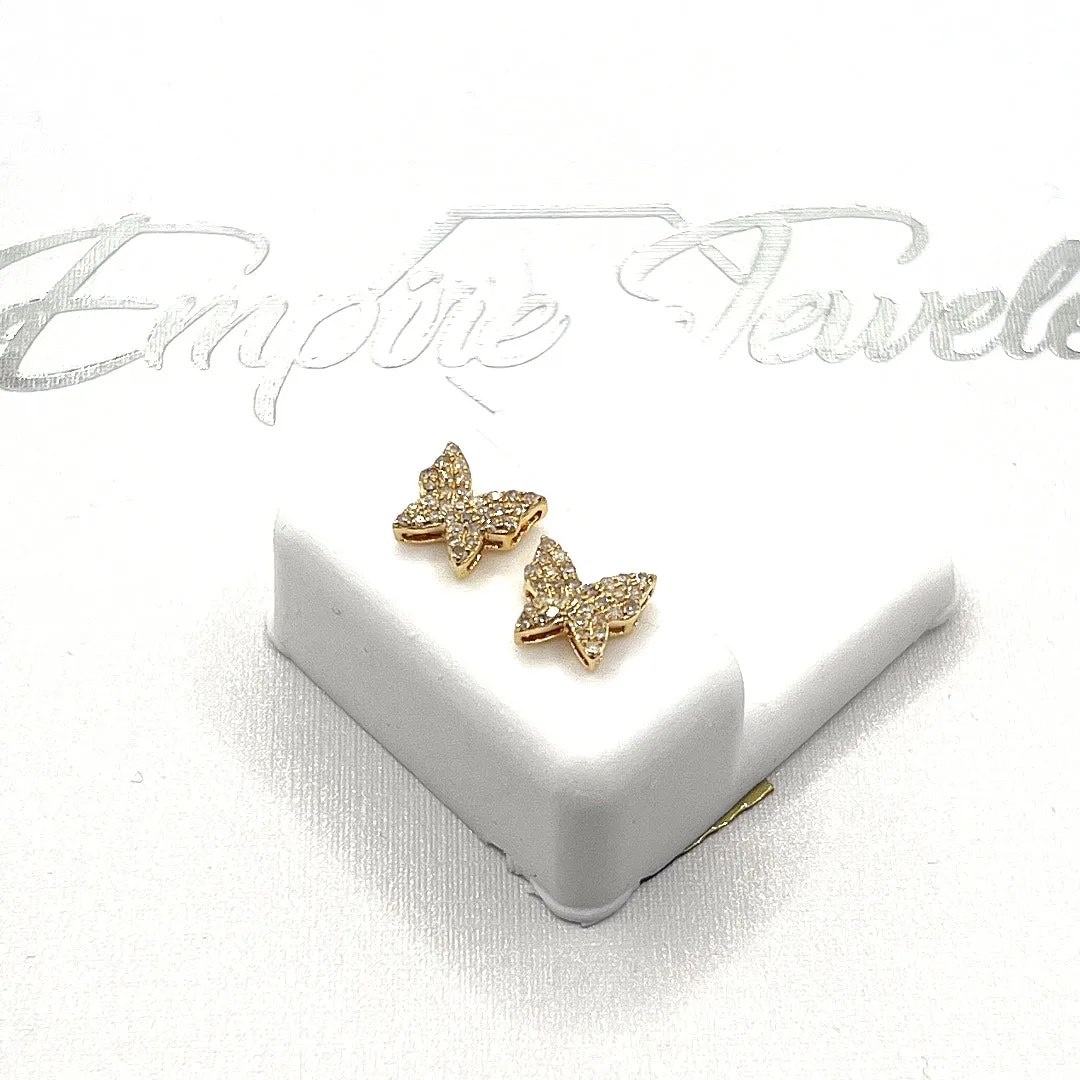DIAMOND BUTTERFLY EARRINGS