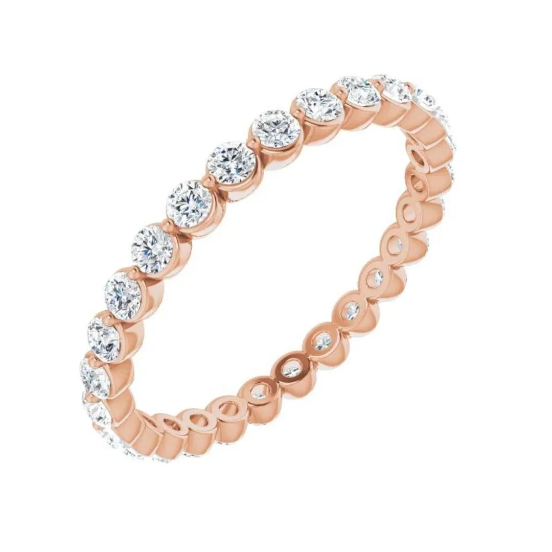 Diamond Dot Eternity Band