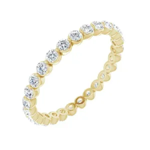 Diamond Dot Eternity Band