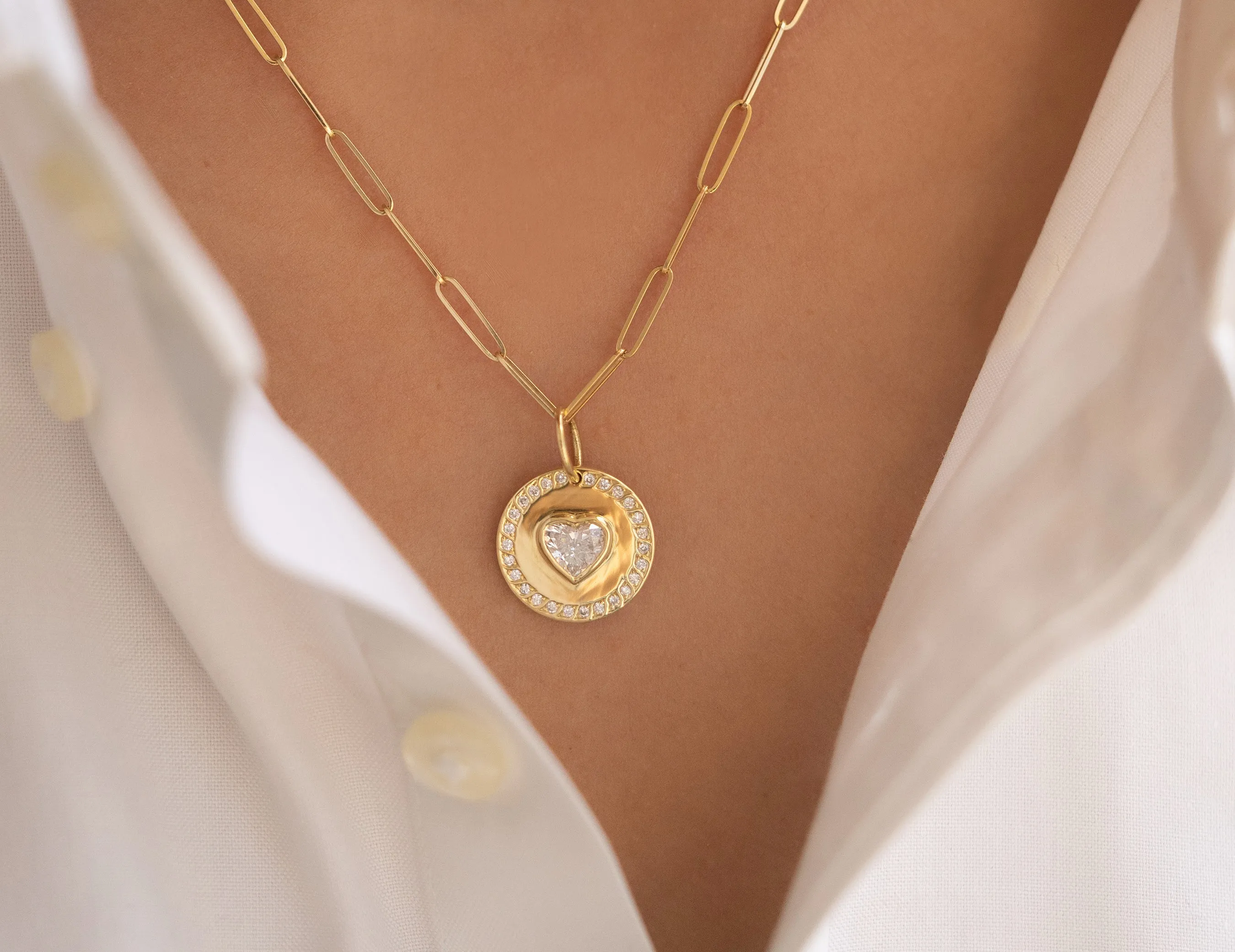 Diamond Heart Necklace