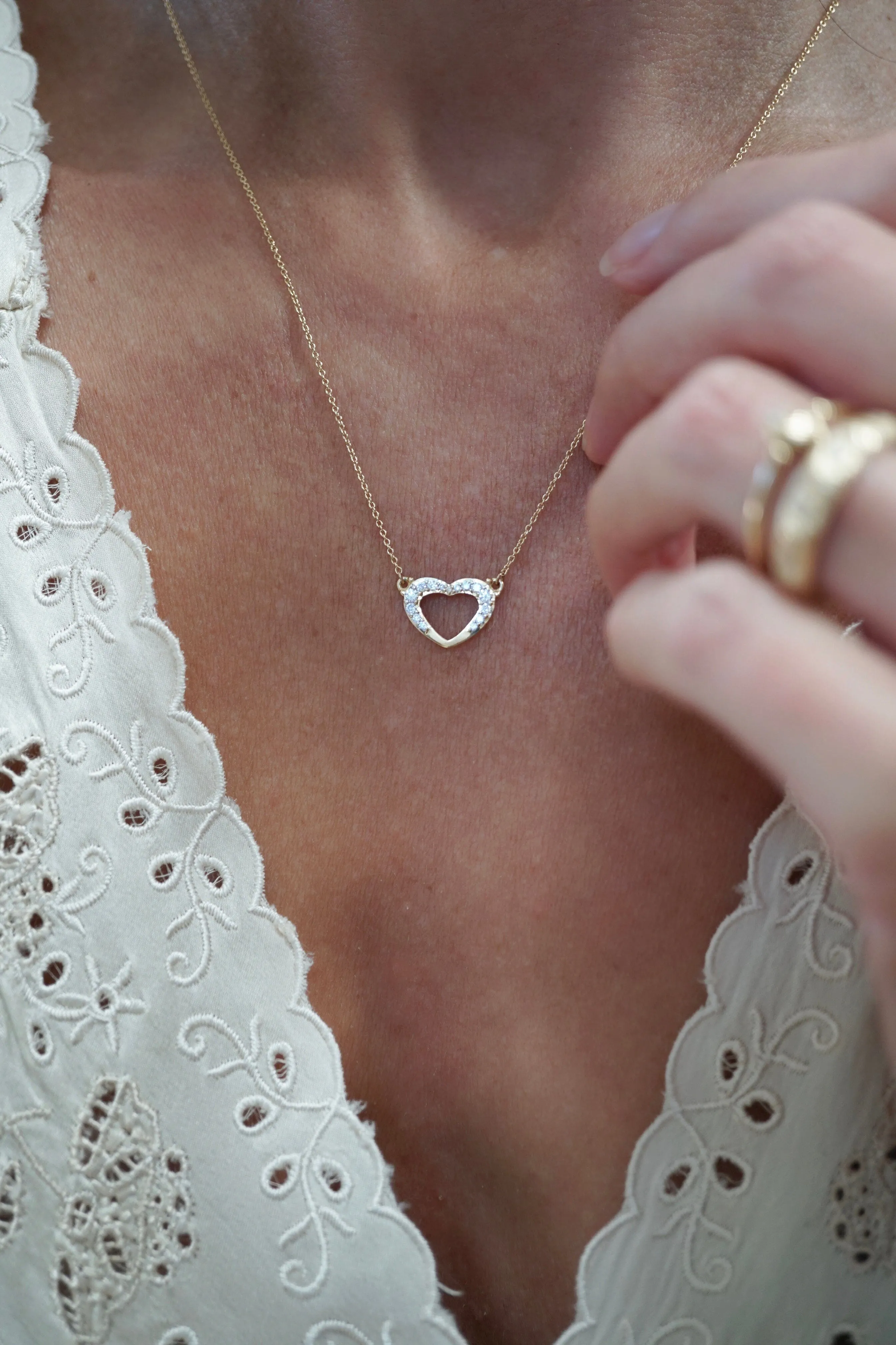 Diamond Heart Necklace