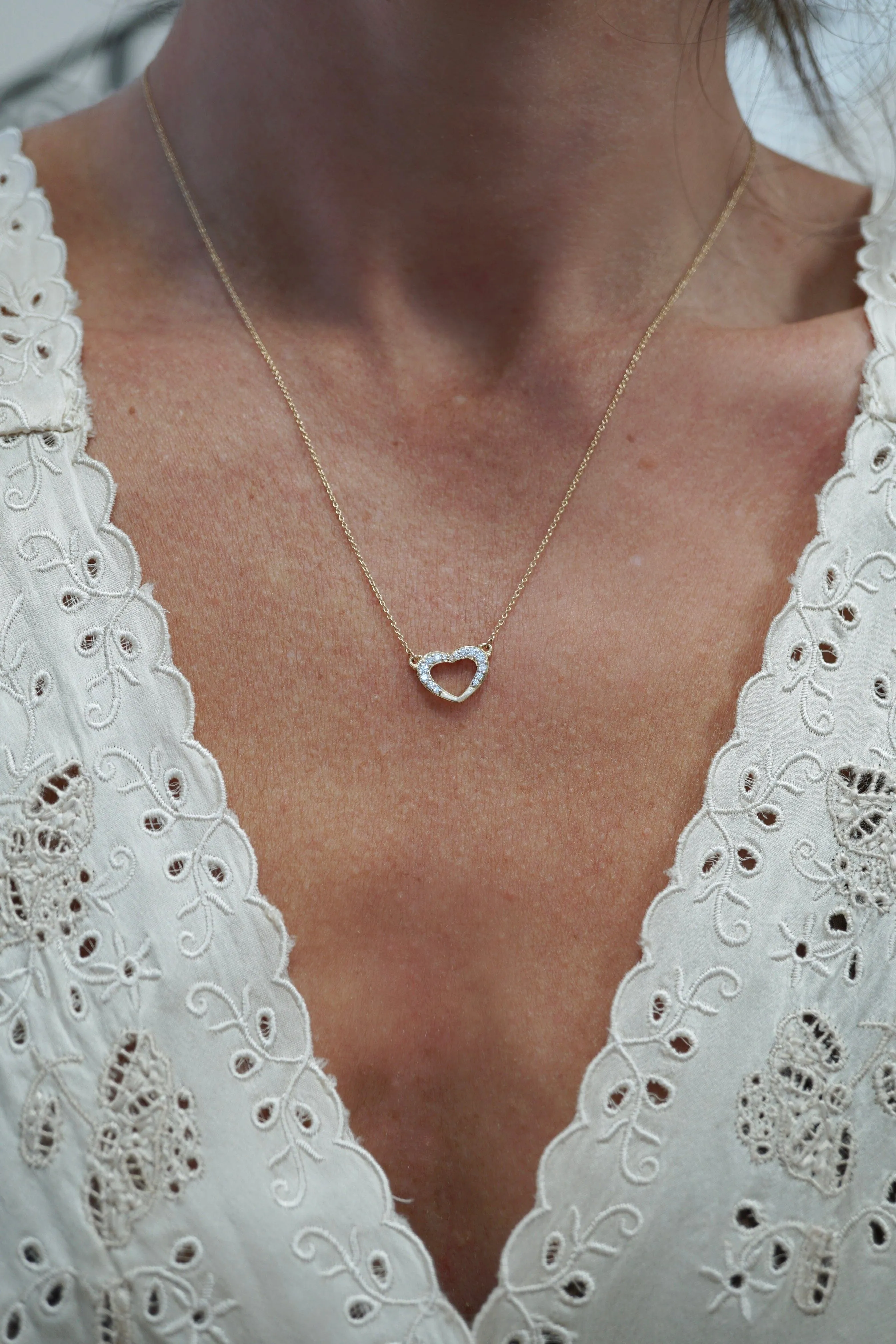 Diamond Heart Necklace