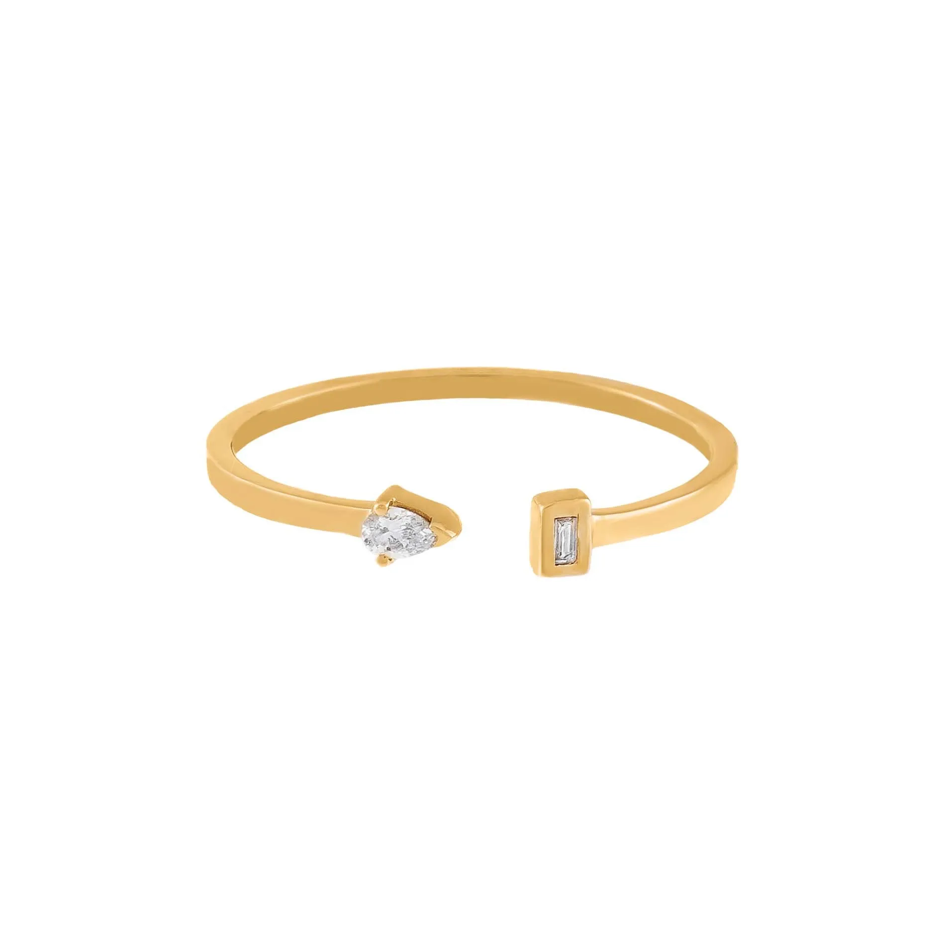 Diamond Multi Shape Ring 14K