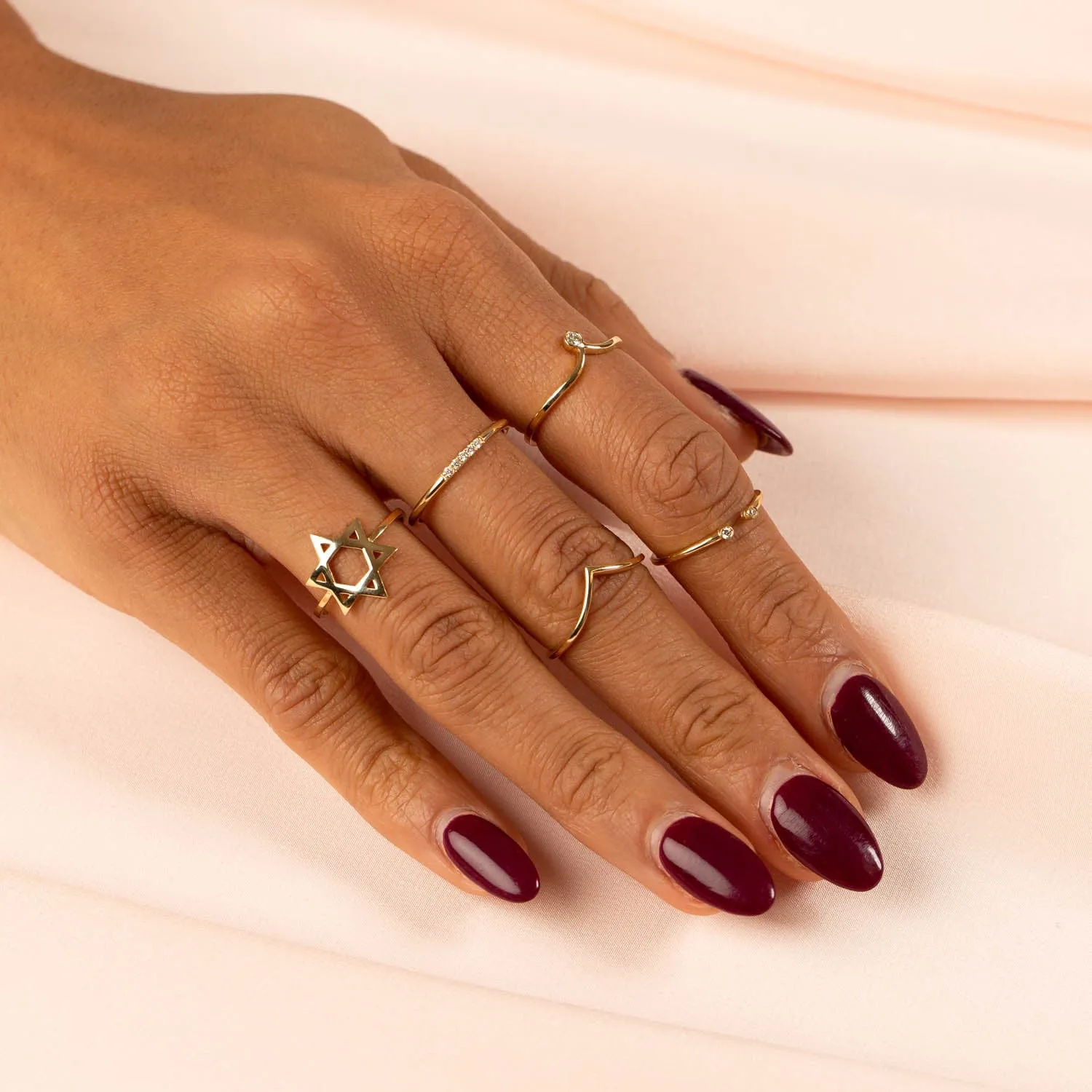 Diamond Multi Shape Ring 14K