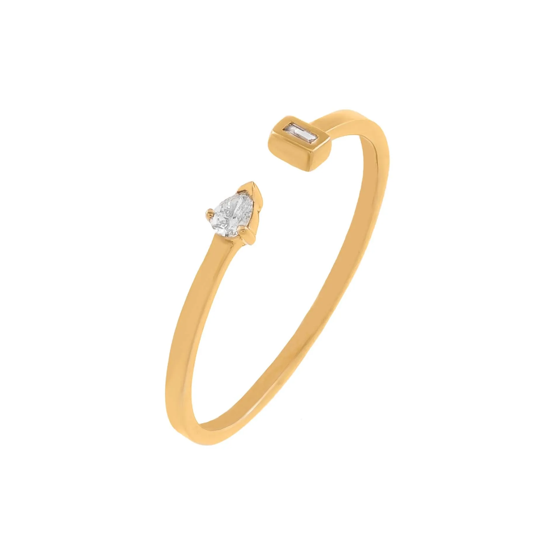 Diamond Multi Shape Ring 14K