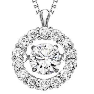 Diamond Rhythm of Love Pendant