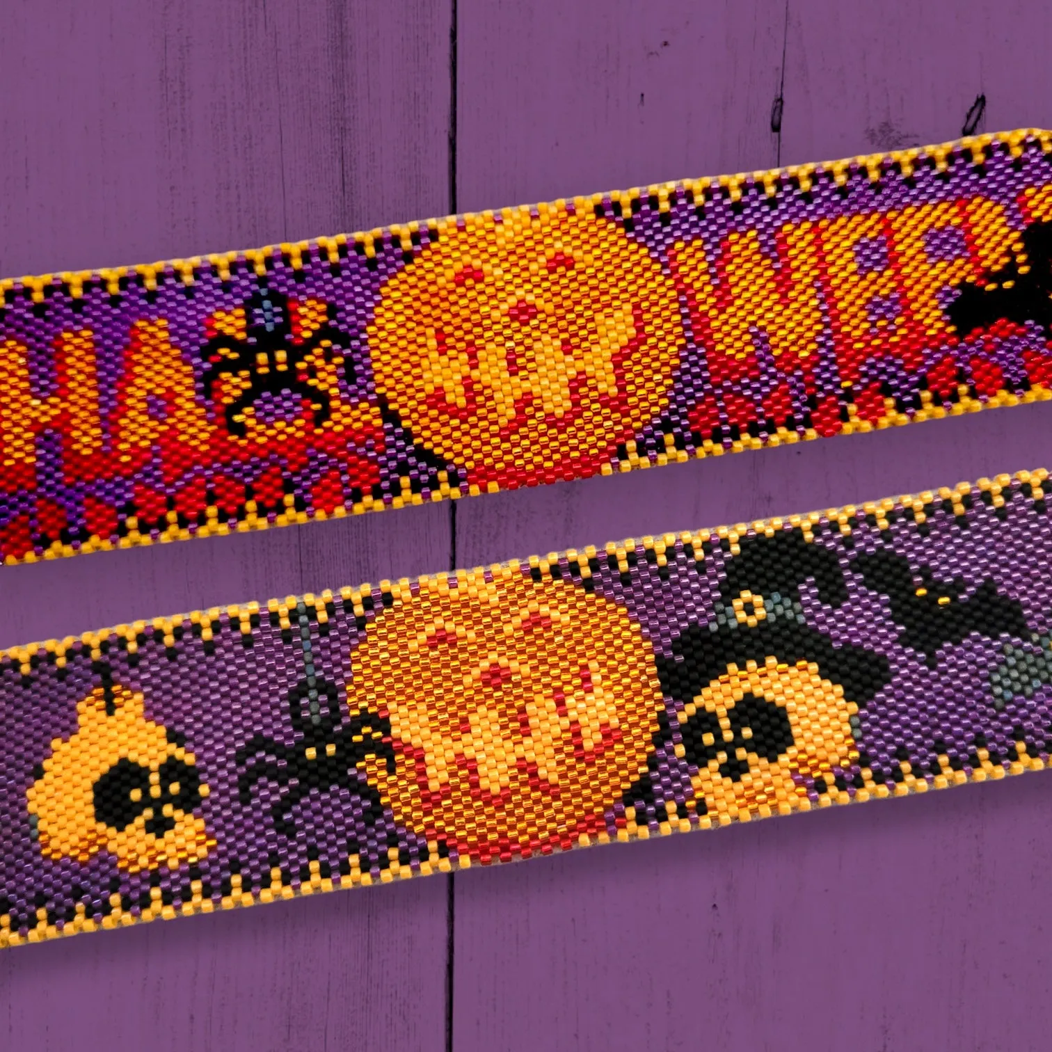DIY Pattern 2 Bracelets HALLOWEEN4