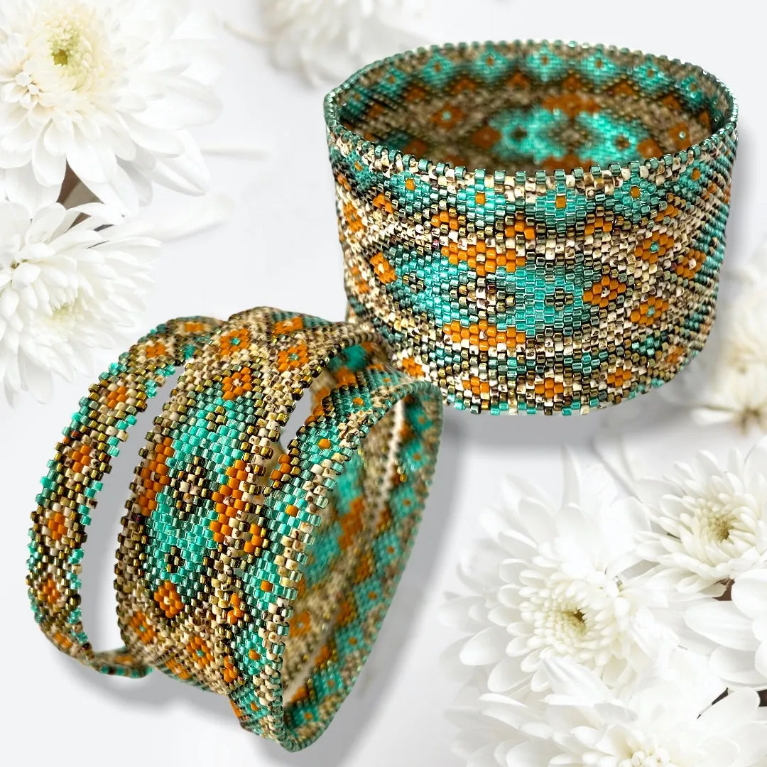 DIY Pattern Bracelet AQUA GREEN