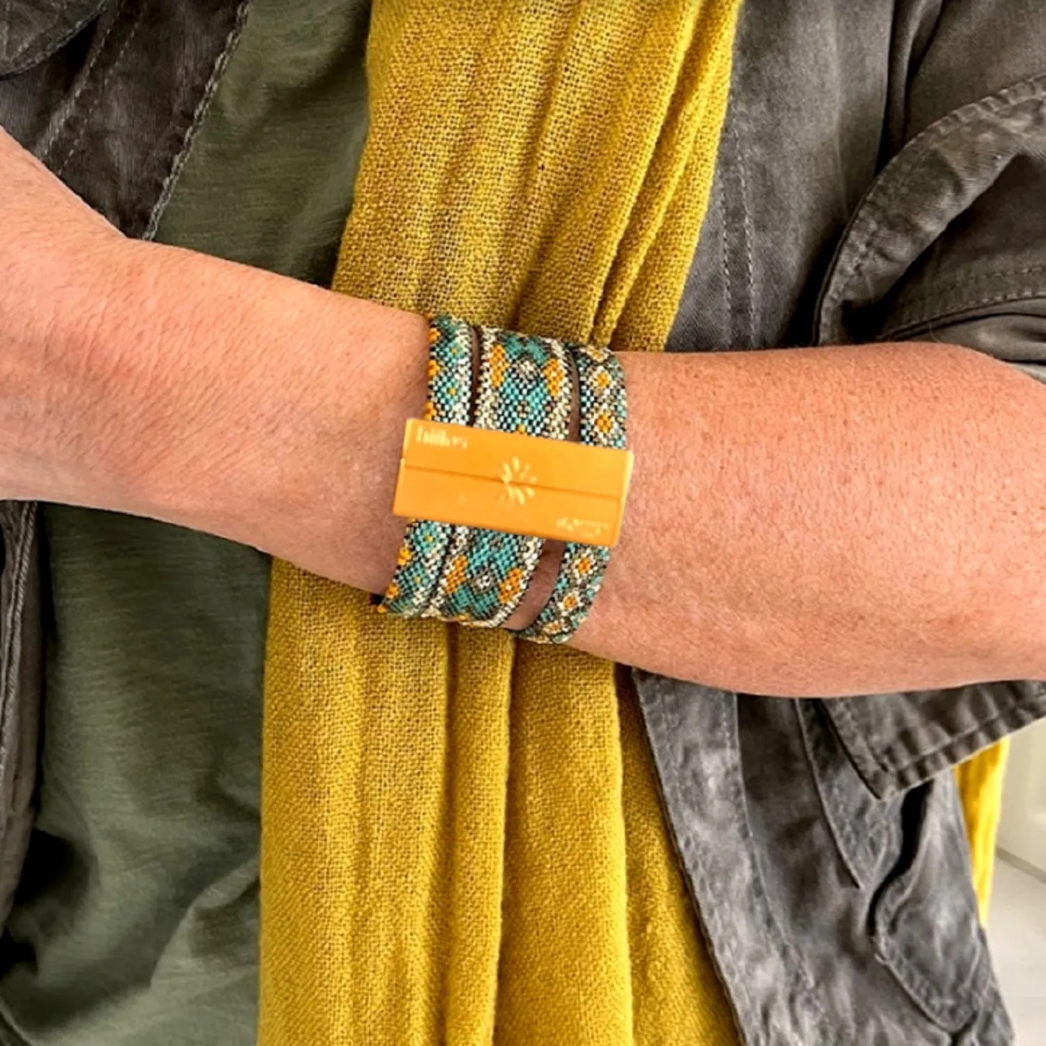 DIY Pattern Bracelet AQUA GREEN