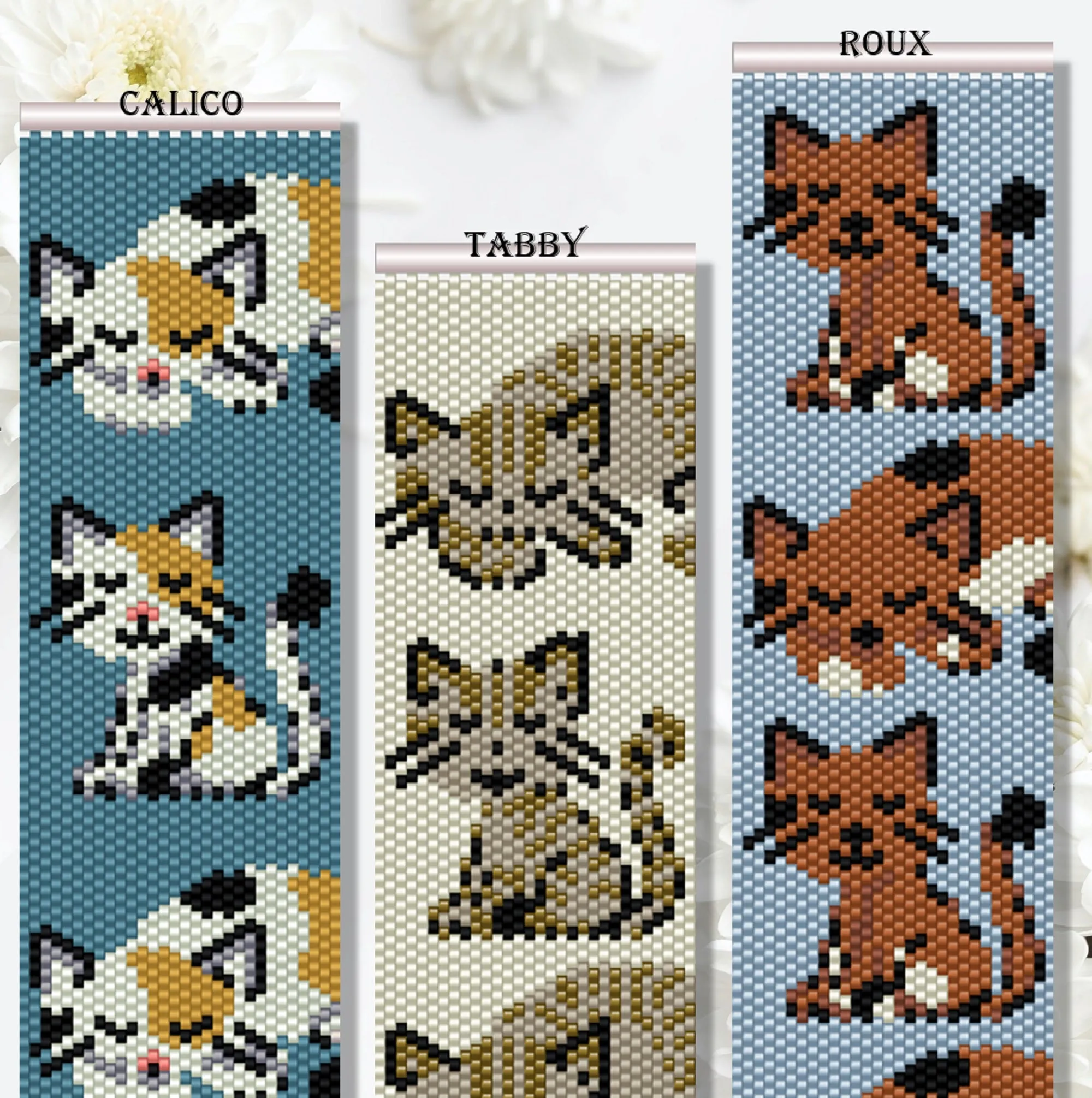 DIY Pattern Bracelet CHAT ROUX