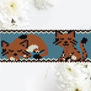 DIY Pattern Bracelet CHAT ROUX