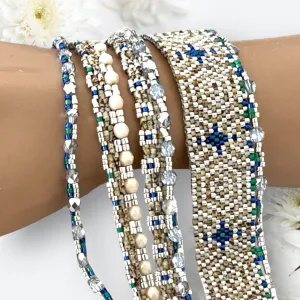 DIY Peyote Pattern - Bracelets modulaires MFB