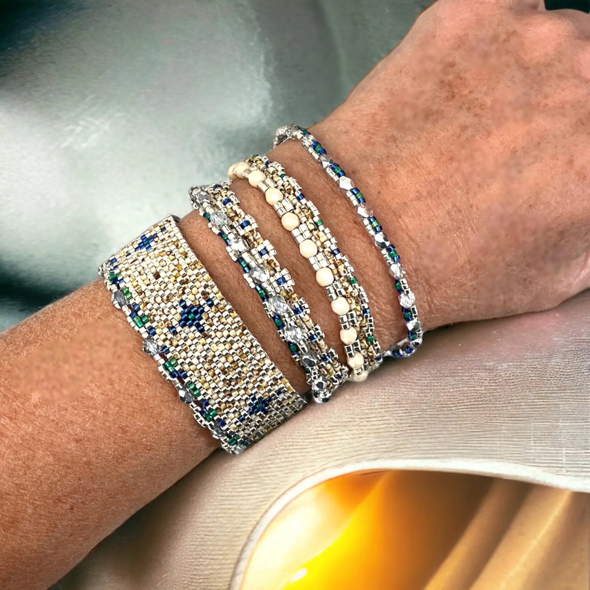 DIY Peyote Pattern - Bracelets modulaires MFB