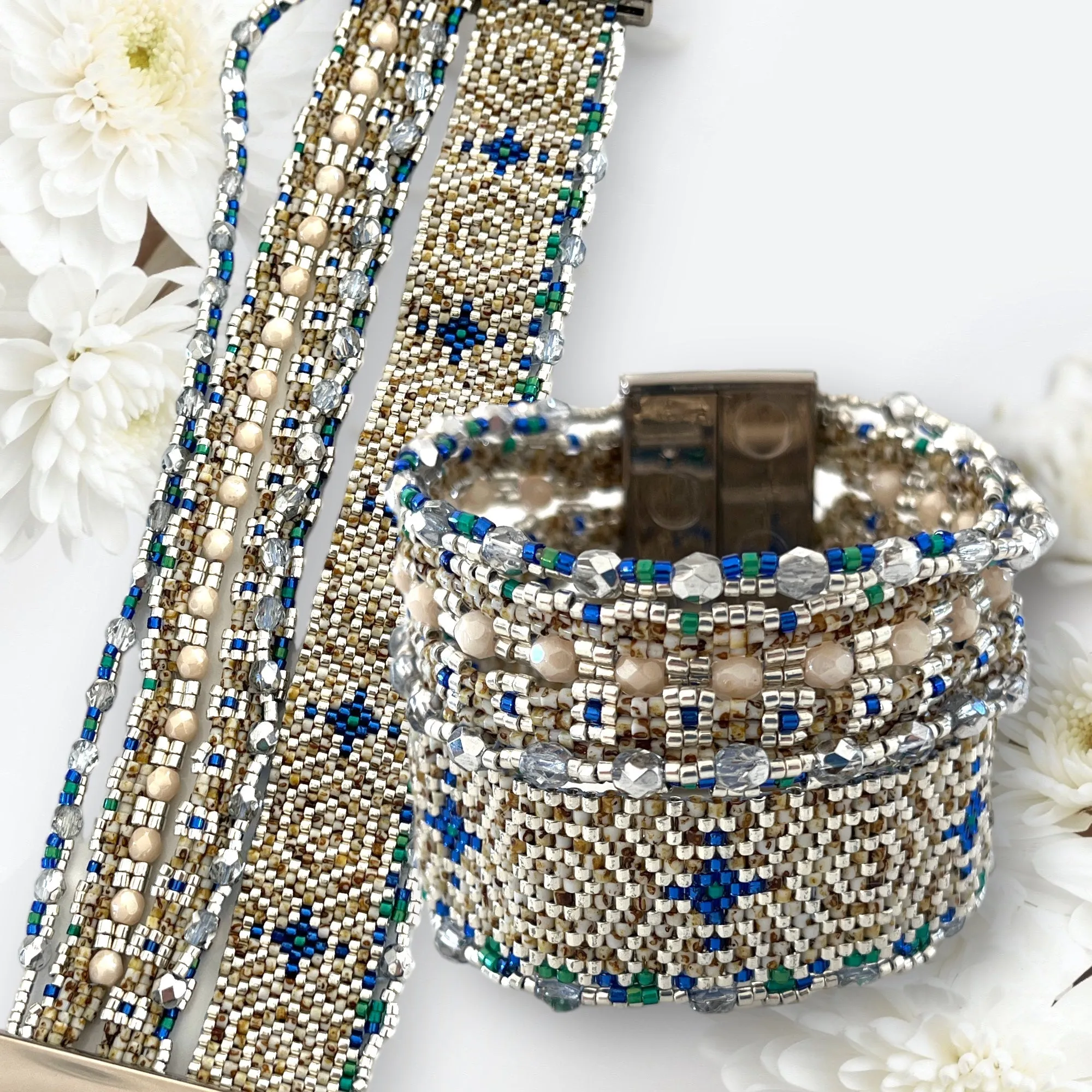 DIY Peyote Pattern - Bracelets modulaires MFB